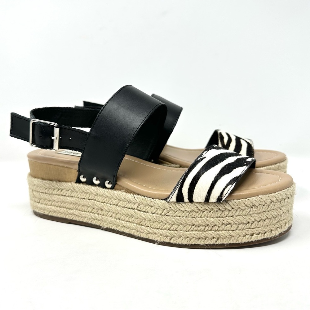 Steve Madden Fifer Women's Leather Platform Sanda… - image 2